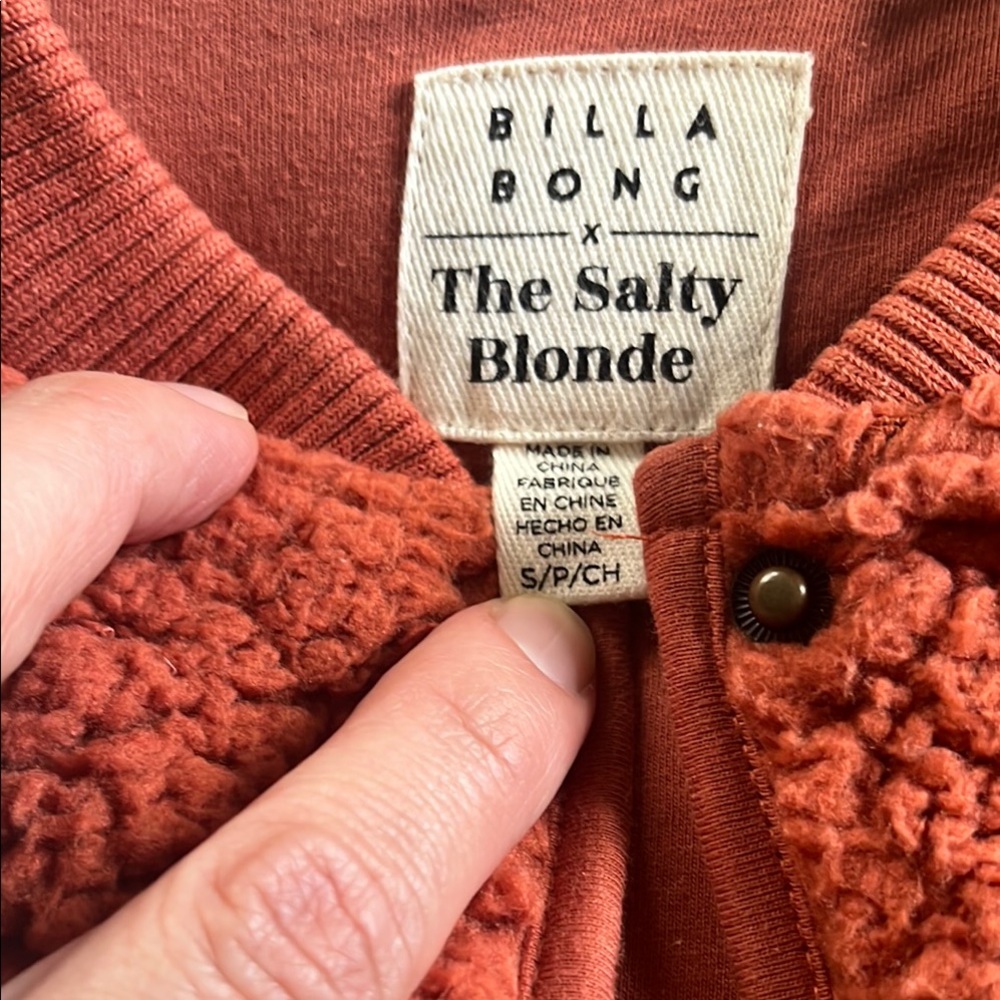 Billabong x The Salty Blonde Textured Knit Cardigan